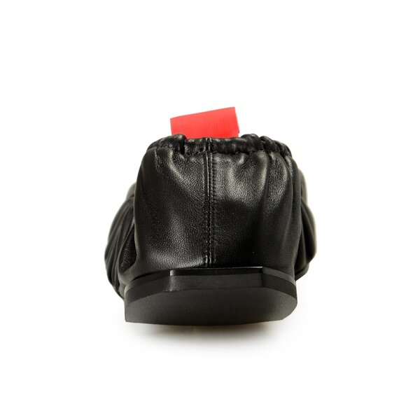 Scuderia Ferrari Women's "Balerina" Black Leather Flat Shoes US 10 IT 40 - Picture 3 of 8